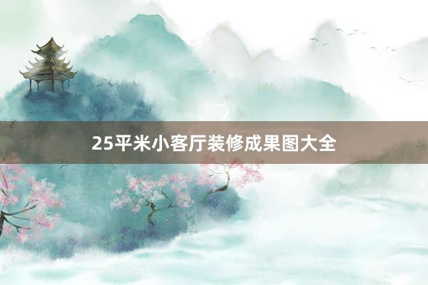 25平米小客厅装修成果图大全
